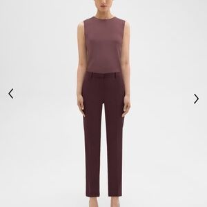 Theory Wool Purple Pants